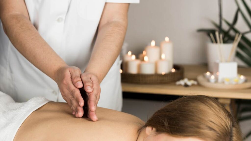 Massage therapy as part of holistic addiction treatment in Knoxville. 